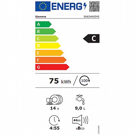  ���� ��� 60 �"� �������� ��� ����� SIEMENS ��� SN63HX05ME