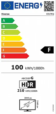 �������� ���� "65 ULED Mini-Led 4K ��� HISENSE 65U7KQ ������ - ������!