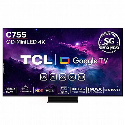 �������� ���� 55" TCL QLED Mini Led ��.��.�� 55C755 - ������
