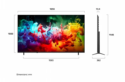 �������� 85" 4K AI MiniLED �� �� ��� LG 85QNED70B6T