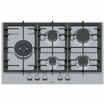 כיריים גז 5 להבות 75 ס"מ BOSCH דגם PCS7A5I90Y נירוסטה כיריים גז 5 להבות 75 ס"מ BOSCH דגם PCS7A5I90Y נירוסטה