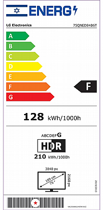 �������� ���� 75 ���� 4K QNED evo AI MiniLED �� �� LG ��� 75QNED84B6T *��� 2026 ����� ����� �� ������ ����� �.�*