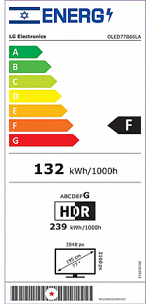 �������� 77" LG 4K OLED �� �� ��� OLED77B66LA *��� 2026 ����� ����� �� ������ ����� �.�*