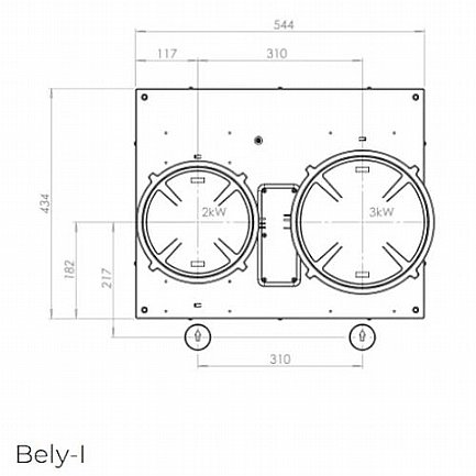 ������ ��������� 2 ������ PITT COOKING ��� ������ ��� BELY-INDUCTION