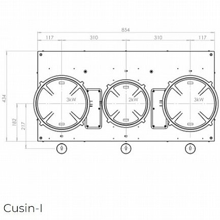 ������ ��������� 3 ������ PITT COOKING ��� ������ ��� CUSIN-INDUCTION