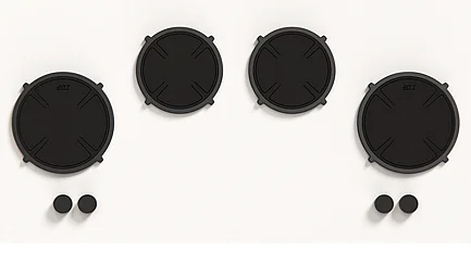 ������ ��������� 4 ������ PITT COOKING ��� ������ ��� DRUM-INDUCTION