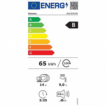 ���� ���� ��� 60 �"� Siemens ����� ��� iQ300 SN23EI03ME
