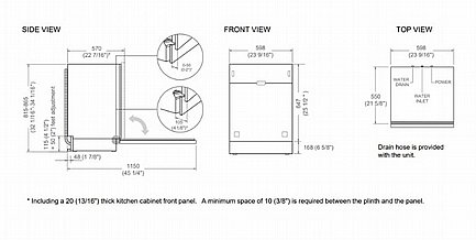 ���� ���� �������� ��� Bertazzoni ������� ��� DW60S2IEPDV