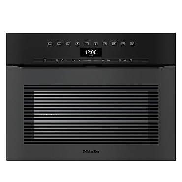 תנור בנוי משולב מיקרו 45 ס"מ MIELE מילה דגם H7440BMX BLACK MATT שחור מט תנור בנוי משולב מיקרו 45 ס"מ MIELE מילה דגם H7440BMX BLACK MATT שחור מט