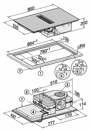 ������ ��������� ������� ���� ���� MIELE ���� ��� KMDA 7473 FL - U SILENCE