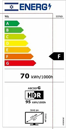 �������� ���� QLED �55 �� �� �� TCL ��� 55T6D