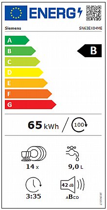 ���� ���� �������� ��� Siemens ����� ��� iQ300 SN63EX04ME
