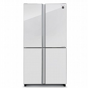 מקרר 4 דלתות מקפיא תחתון 578 ליטר Sharp שארפ SJ-8960WH זכוכית לבנה מקרר 4 דלתות מקפיא תחתון 578 ליטר Sharp שארפ SJ-8960WH זכוכית לבנה