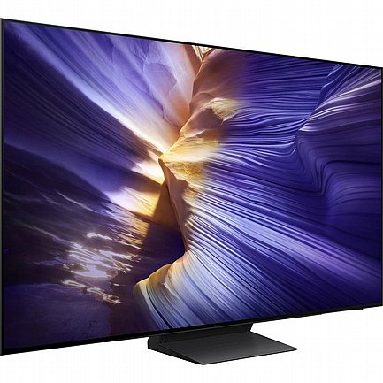 �������� ���� 55" OLED 4K Samsung ������ QE55S90FAEXIL *��� 2025 ����� ����� �� ������ �����*